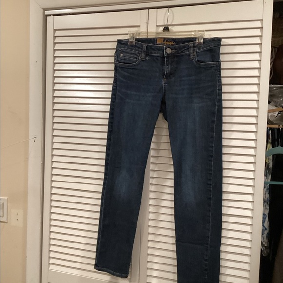 Kut from the Kloth Women's Dark Blue Boyfriend Jeans 8 - Picture 2 of 11